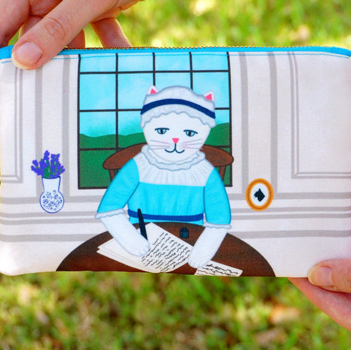 Jane Austen fabric pouch - smaller size