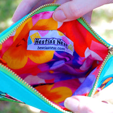 Load image into Gallery viewer, Hula kitties fabric pouch - smaller version