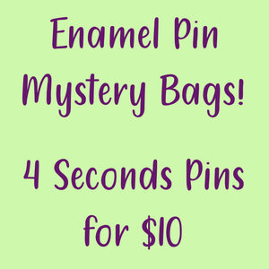 Seconds pins mystery bag