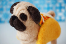 Load image into Gallery viewer, Needle felted taco pug
