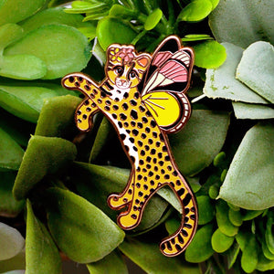 Oncilla butterfly enamel pin