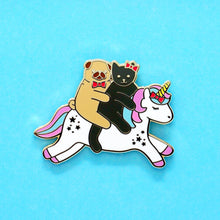 Load image into Gallery viewer, Unicorn ride enamel pin