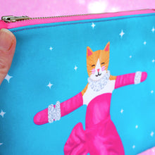 Load image into Gallery viewer, Marilyn Monroe cat fabric pouch - larger size