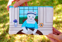 Load image into Gallery viewer, Jane Austen fabric pouch - smaller size