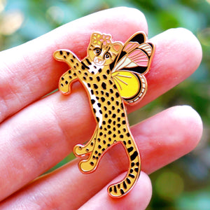 Oncilla butterfly enamel pin