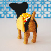 Load image into Gallery viewer, Needle felted taco chihuahua