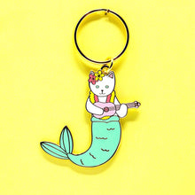 Load image into Gallery viewer, Purrmaid keychain