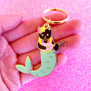 Purrmaid keychain